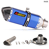 Εξάτμιση AKRAPOVIC σπορ για μοτοσικλέτα 370 mm, carbon μπλε - Mt38 - Sellzone.bg Εξάτμιση AKRAPOVIC σπορ για μοτοσικλέτα 370 mm, carbon μπλε - Mt38